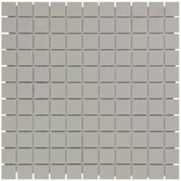 The Mosaic Factory London Mozaiek Tegel Vierkant - Grijs Porselein Ongeglazuurd, R11 300x300 mm