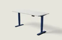 Desktronic HomePro bureau Diepblauw / Grijs / 180x80 cm