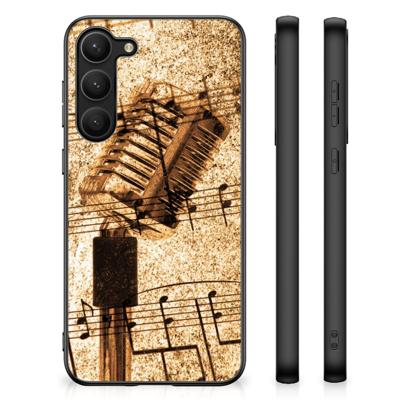 Samsung Galaxy S23 Plus Silicone Back Case Bladmuziek