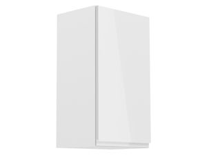 Hoge keukenkast ASPAS 1 deur rechts 40 cm wit/hoogglans wit