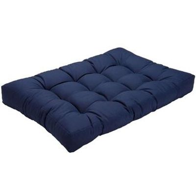 Summerset palletkussen Woodstock zit - donkerblauw - 120x80 cm
