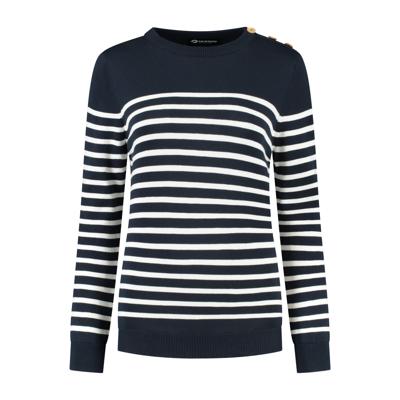 Travelin&apos; Women - round neck - Marine - Maat XL