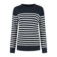 Travelin&apos; Women - round neck - Marine - Maat XXL
