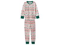 lupilu Kinder kerstpyjama (Wit, 98/104)