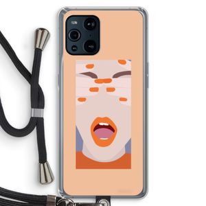 Surprise: Oppo Find X3 Pro Transparant Hoesje met koord