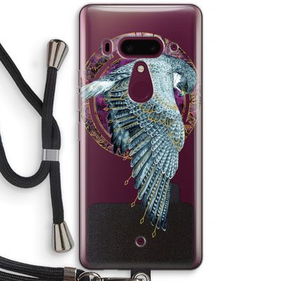 Golden Falcon: HTC U12+ Transparant Hoesje met koord
