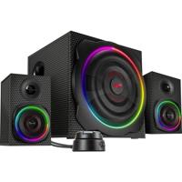 SpeedLink SL-830100-BK 2.1 PC-luidsprekers Bluetooth, Kabelgebonden, USB 60 W Zwart