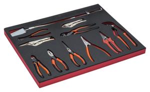 Bahco Foaminlay Fit&Go 3/3 met tangen - 11-delig - FF1A4002