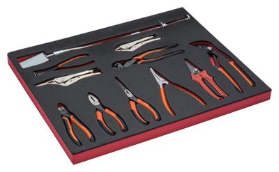 Bahco Foaminlay Fit&Go 3/3 met tangen - 11-delig - FF1A4002