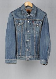 Levi&apos;s Blue vintage denim jacket in size S for Unisex