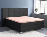 RoyalTextile - Topper Hoeslaken Katoen-Satijn - Roze - 140 x 200 RoyalTextile - Topper Hoeslaken Katoen-Satijn - Roze - 140 x 200