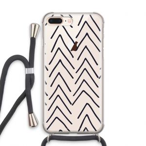 Marrakech Arrows: iPhone 8 Plus Transparant Hoesje met koord
