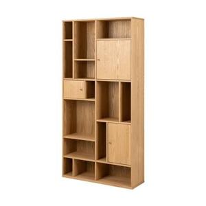 Lisomme Maarten Houten Boekenkast - B 90 cm - Naturel