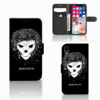 Telefoonhoesje met Naam Apple iPhone Xr Skull Hair - thumbnail