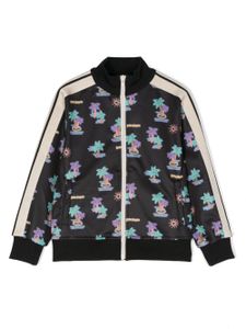 Palm Angels Kids veste zippée Neon Palms - Noir