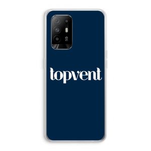 Topvent Navy: Oppo A94 5G Transparant Hoesje