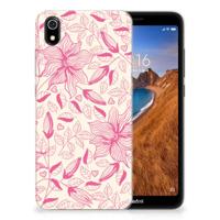 Xiaomi Redmi 7A | TPU Case | Pink Flowers