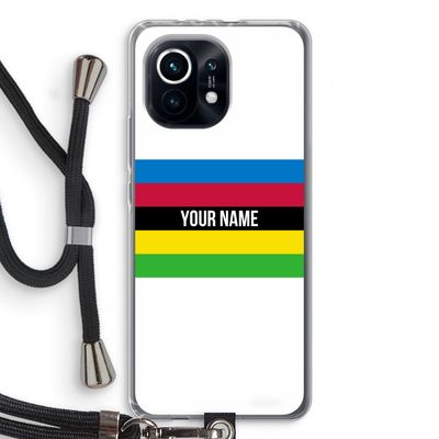 WK Wielrennen: Xiaomi Mi 11 Transparant Hoesje met koord