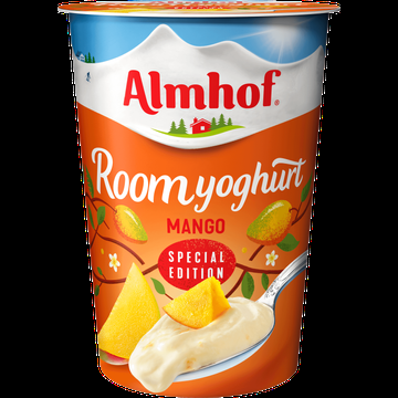 Almhof roomyoghurt mango special edition 500 g bij Jumbo