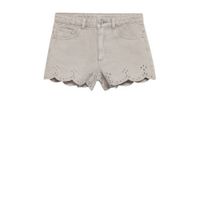 Mango Kids short lichtgrijs - thumbnail