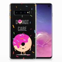 Samsung Galaxy S10 | Siliconen Case | Donut Roze