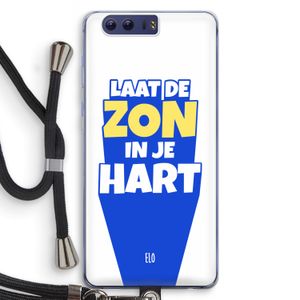 Laat de zon in je hart: Honor 9 Transparant Hoesje met koord