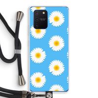 Margrietjes: Samsung Galaxy Note 10 Lite Transparant Hoesje met koord