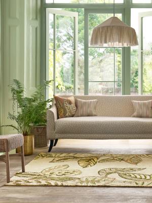Sanderson - Buitenkleed Calathea Samphire 445617 - Vloerkleed