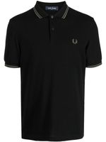 Fred Perry polo en coton à bordures contrastées - Noir - thumbnail