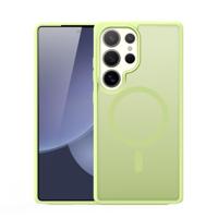 Dux Ducis Yind Samsung Galaxy S25 Ultra hoesje - slanke backcover met MagSafe ondersteuning - Lime Groen