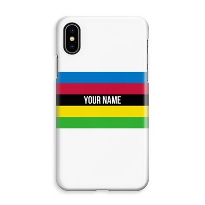 WK Wielrennen: iPhone XS Max Volledig Geprint Hoesje WK Wielrennen: iPhone XS Max Volledig Geprint Hoesje