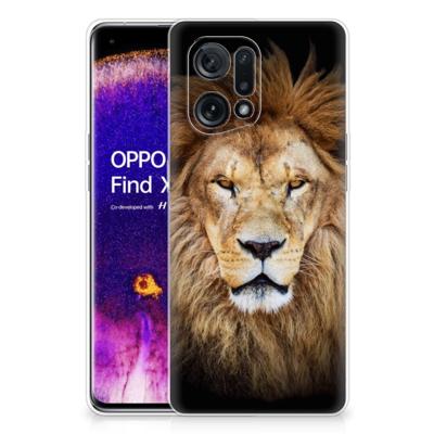 OPPO Find X5 | TPU Hoesje | Leeuw