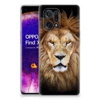 OPPO Find X5 | TPU Hoesje | Leeuw