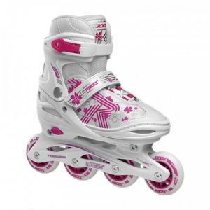 Roces inline skates Jokey 3.0 softboot 82A wit/roze mt 38 41