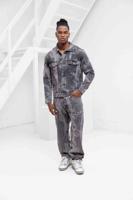 Project X Paris Denim Set Heren Donkergrijs - Maat M - Kleur: Donkergrijs | Soccerfanshop