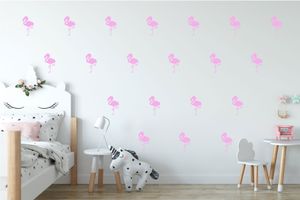 Muursticker Flamingo