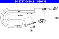 ATE Handremkabel 24.3727-0438.2 - thumbnail