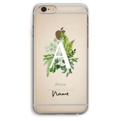 Green Brush: iPhone 6 Plus / 6S Plus Transparant Hoesje