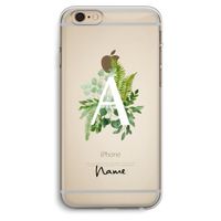 Green Brush: iPhone 6 Plus / 6S Plus Transparant Hoesje