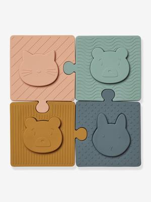 Mini siliconen puzzel Bodil - LIEWOOD blauw