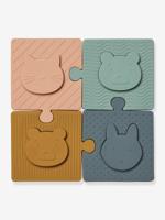 Mini siliconen puzzel Bodil - LIEWOOD blauw