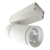 LED Railverlichting Track Spot 30W 3-Fase Rond 4000K Mat Wit