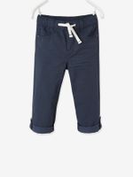 Onverwoestbare pantalon die kan worden omgevormd tot jongesbermuda marineblauw - thumbnail