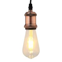 Lamphouders 2 st rood brons E27