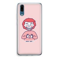 Hartje: Huawei P20 Transparant Hoesje
