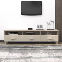 Tv-meubel HAMAR 158x40x40 cm massief grenenhout honingbruin