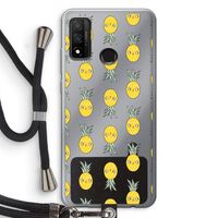 Ananas: Huawei P Smart (2020) Transparant Hoesje met koord