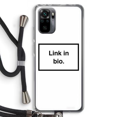 Link in bio: Xiaomi Redmi Note 10 Pro Transparant Hoesje met koord
