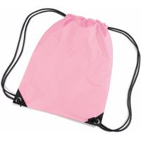 Nylon rugzak roze met koordsluiting Nylon rugzak roze met koordsluiting