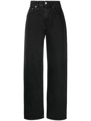 LouLou de Saison jean ample à teinture foncée - Noir